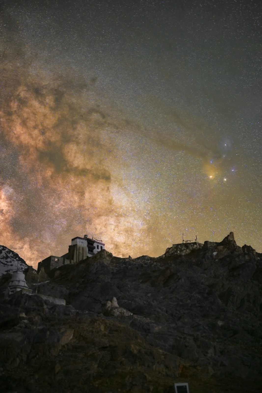 Milky Way landscape demonstrating advanced astro post-processing